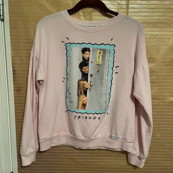 VINTAGE GRAPHIC PRINT~PINK “FRIENDS”~M-LG - Picture 1 of 8